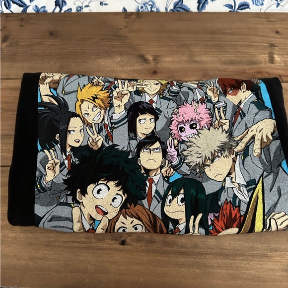 My Hero Academia Funimation Manga Anime Japanese Black Crew Neck T-shirt Size L - Picture 2 of 3